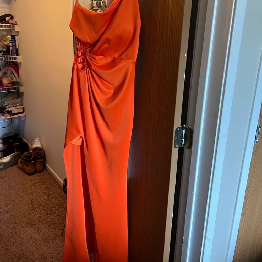 Beautiful orange gown